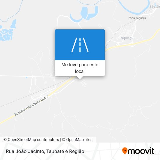 Rua João Jacinto mapa