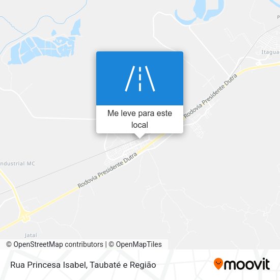 Rua Princesa Isabel mapa