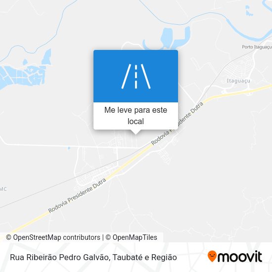 Rua Ribeirão Pedro Galvão mapa