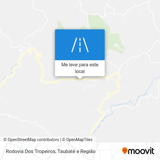 Rodovia Dos Tropeiros mapa