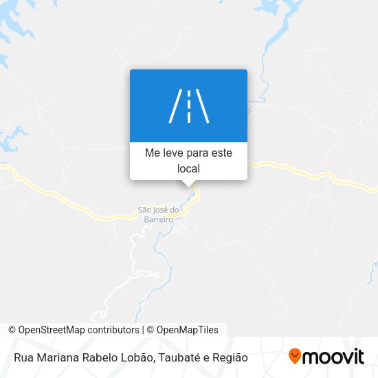Rua Mariana Rabelo Lobão mapa