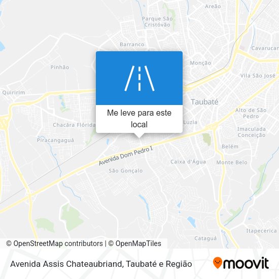Avenida Assis Chateaubriand mapa