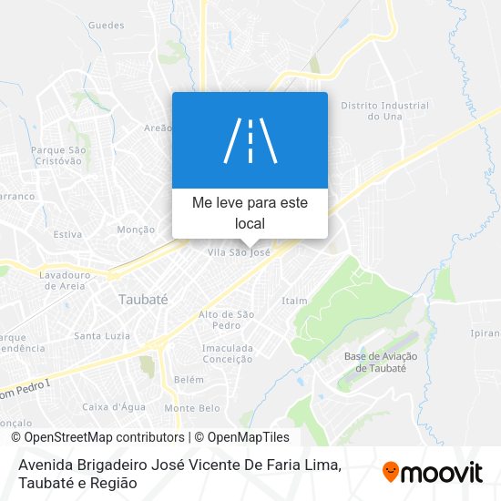 Avenida Brigadeiro José Vicente De Faria Lima mapa