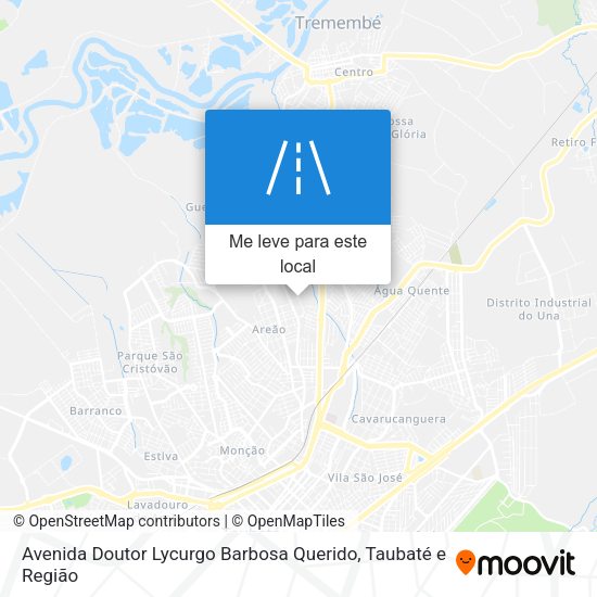 Avenida Doutor Lycurgo Barbosa Querido mapa