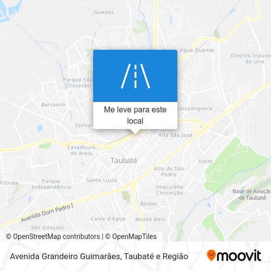 Avenida Grandeiro Guimarães mapa
