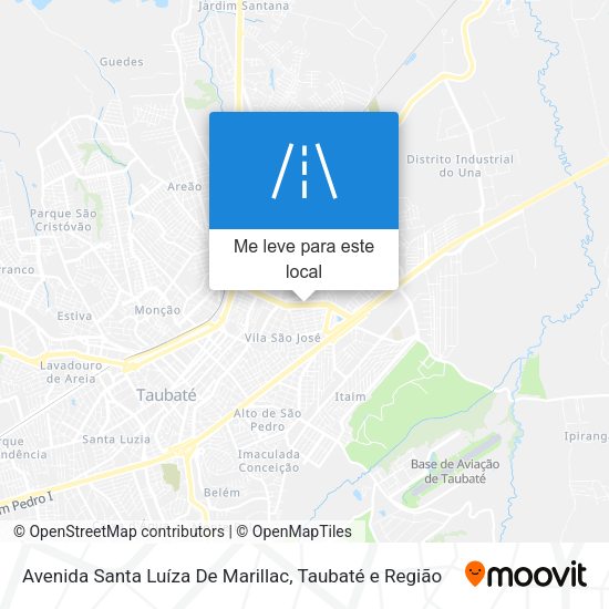 Avenida Santa Luíza De Marillac mapa