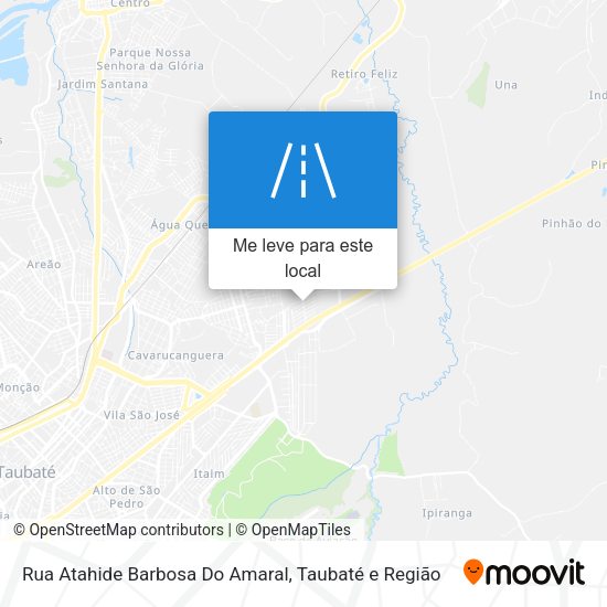 Rua Atahide Barbosa Do Amaral mapa