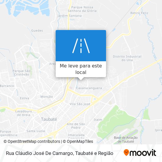 Rua Cláudio José De Camargo mapa