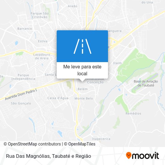 Rua Das Magnólias mapa