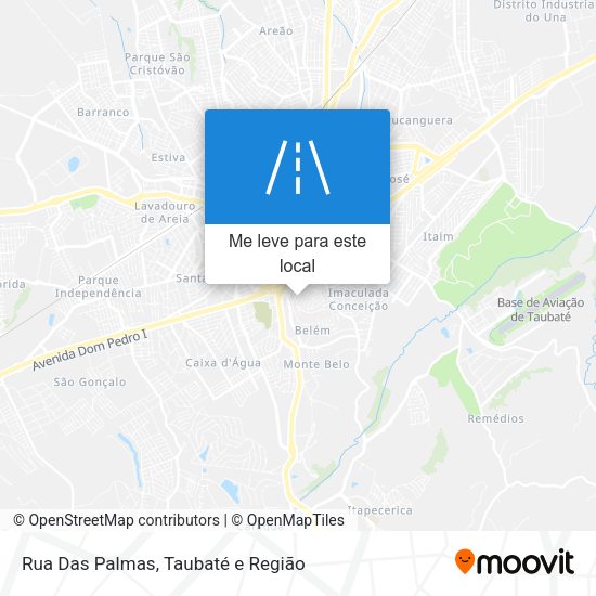 Rua Das Palmas mapa