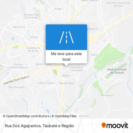 Rua Dos Agapantos mapa