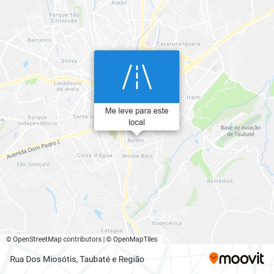 Rua Dos Miosótis mapa