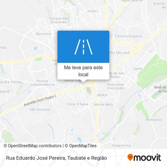 Rua Eduardo José Pereira mapa