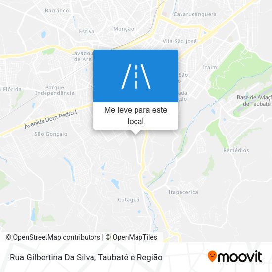 Rua Gilbertina Da Silva mapa