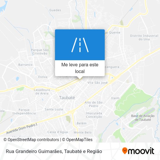 Rua Grandeiro Guimarães mapa
