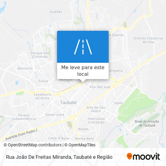 Rua João De Freitas Miranda mapa