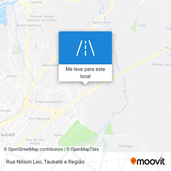 Rua Nilson Leo mapa