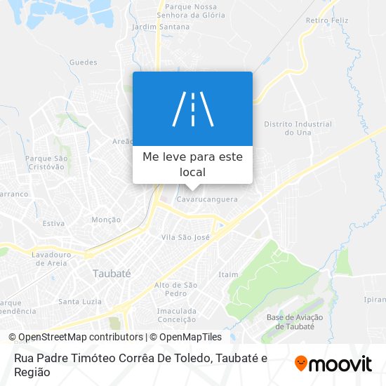 Rua Padre Timóteo Corrêa De Toledo mapa