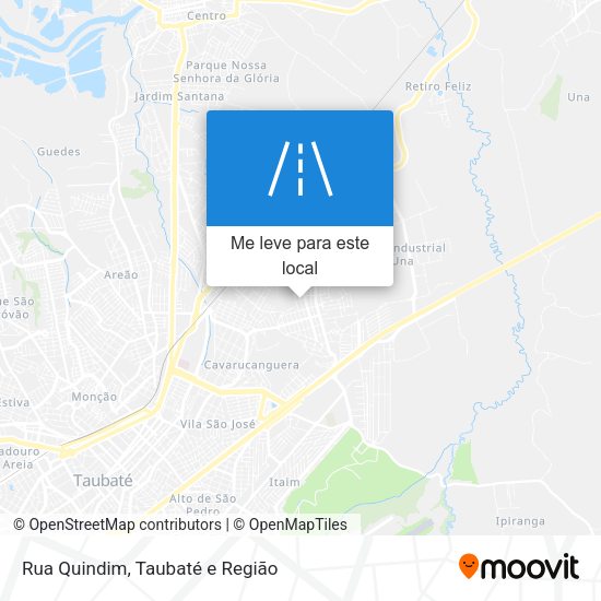 Rua Quindim mapa