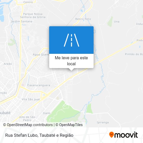 Rua Stefan Lubo mapa