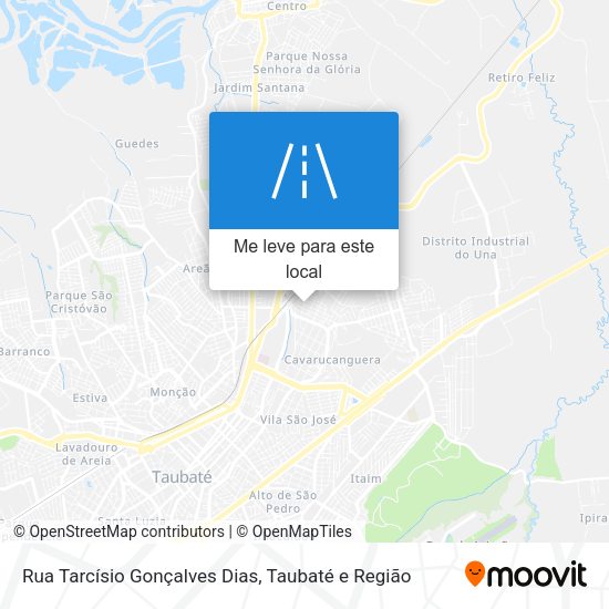 Rua Tarcísio Gonçalves Dias mapa