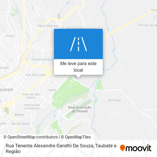 Rua Tenente Alexandre Gandhi De Souza mapa