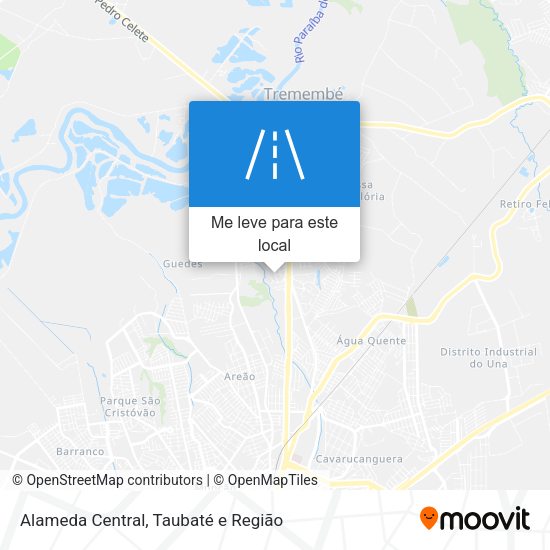 Alameda Central mapa