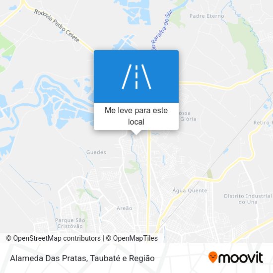 Alameda Das Pratas mapa