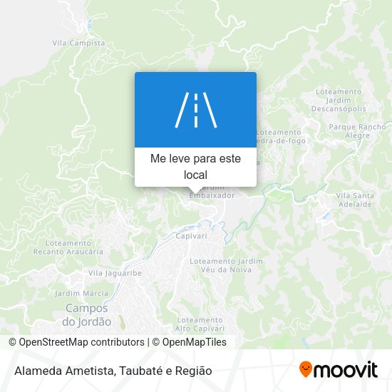 Alameda Ametista mapa
