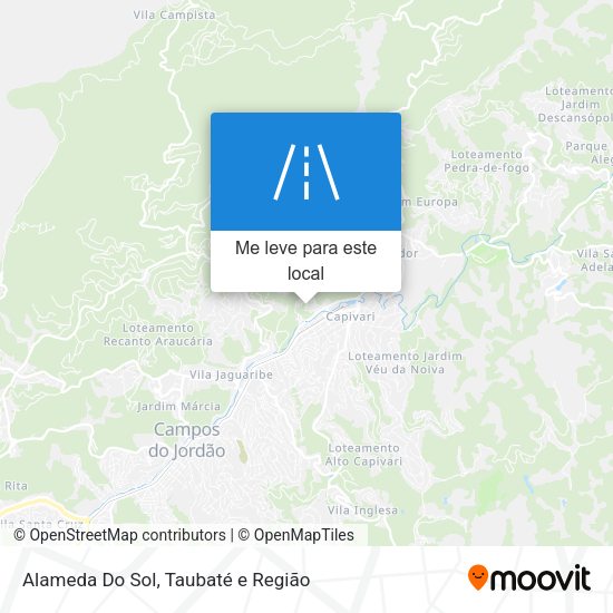 Alameda Do Sol mapa