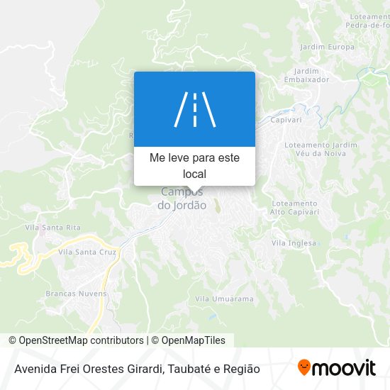 Avenida Frei Orestes Girardi mapa