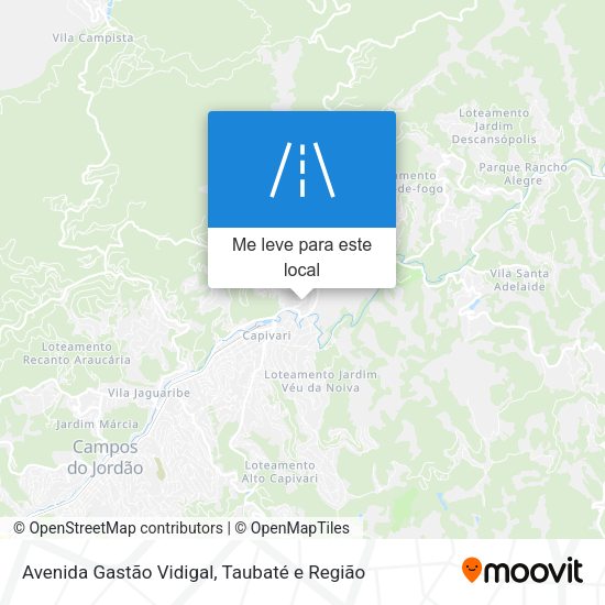 Avenida Gastão Vidigal mapa