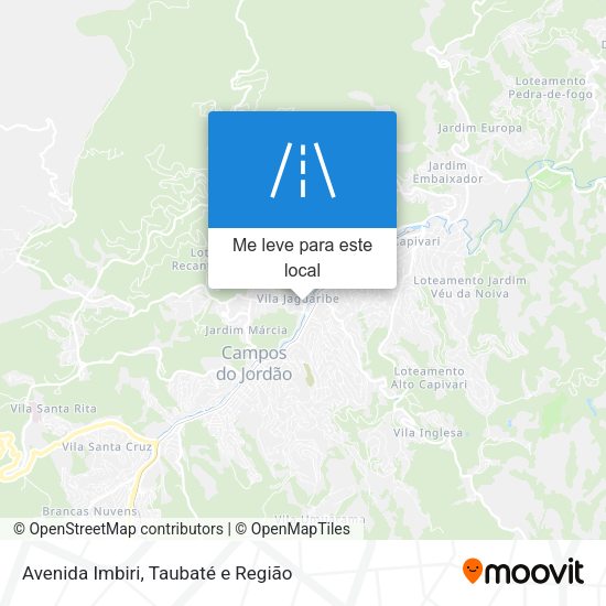 Avenida Imbiri mapa