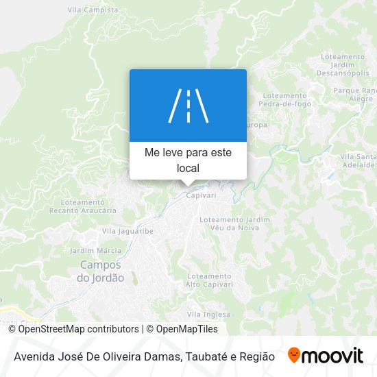 Avenida José De Oliveira Damas mapa