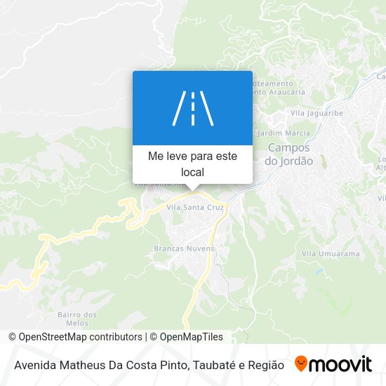 Avenida Matheus Da Costa Pinto mapa