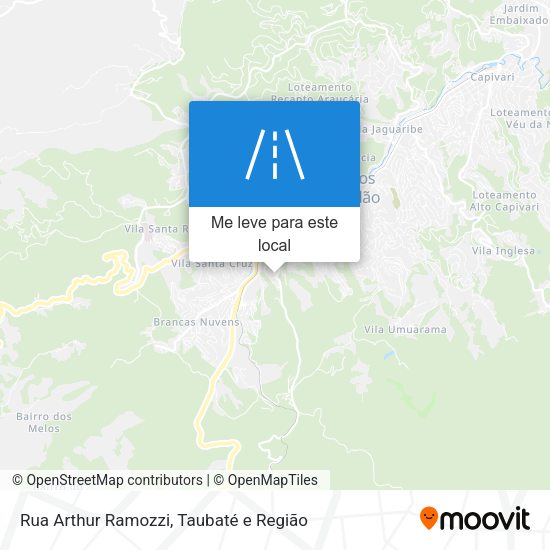 Rua Arthur Ramozzi mapa