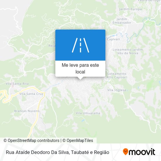 Rua Ataíde Deodoro Da Silva mapa