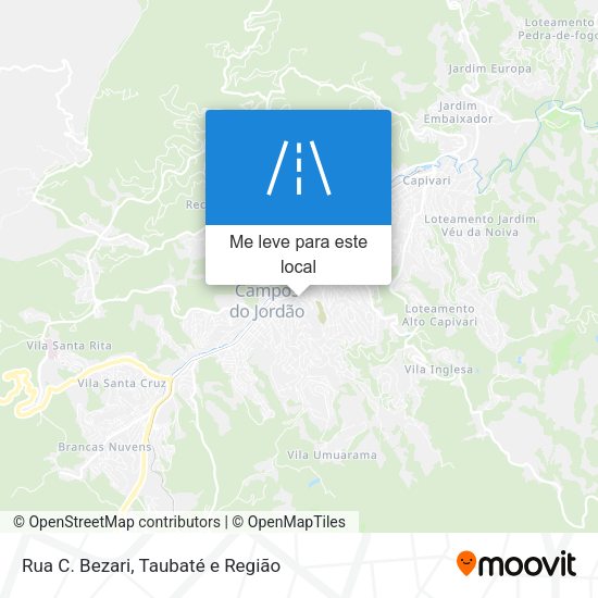 Rua C. Bezari mapa