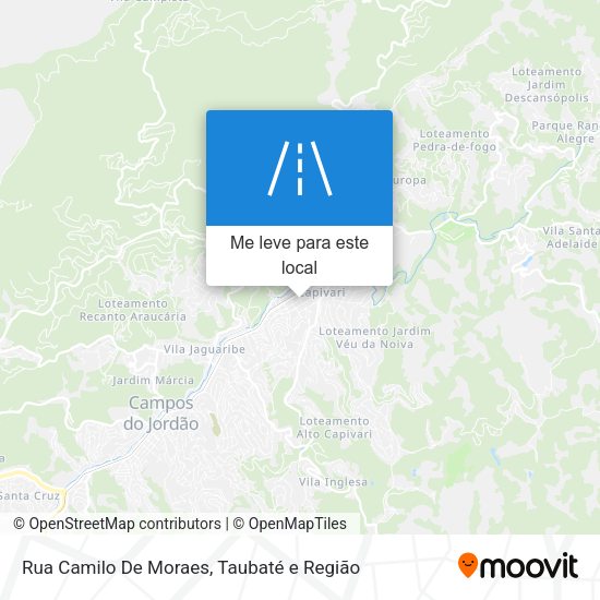 Rua Camilo De Moraes mapa