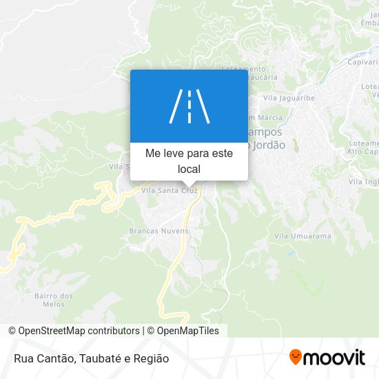 Rua Cantão mapa