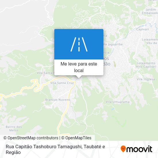 Rua Capitão Tashoburo Tamagushi mapa