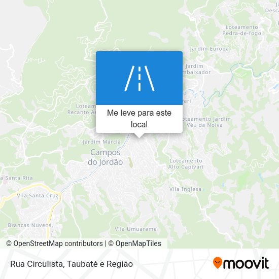 Rua Circulista mapa