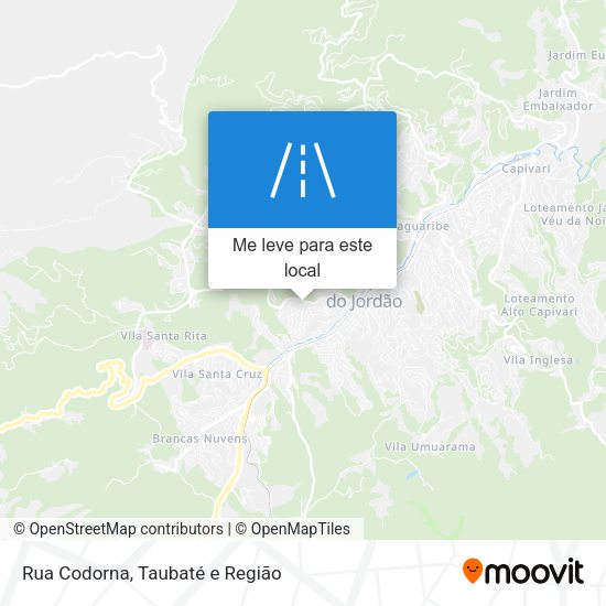 Rua Codorna mapa