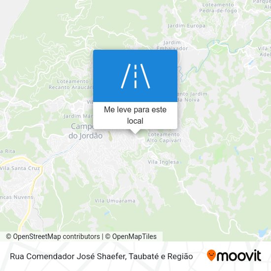 Rua Comendador José Shaefer mapa