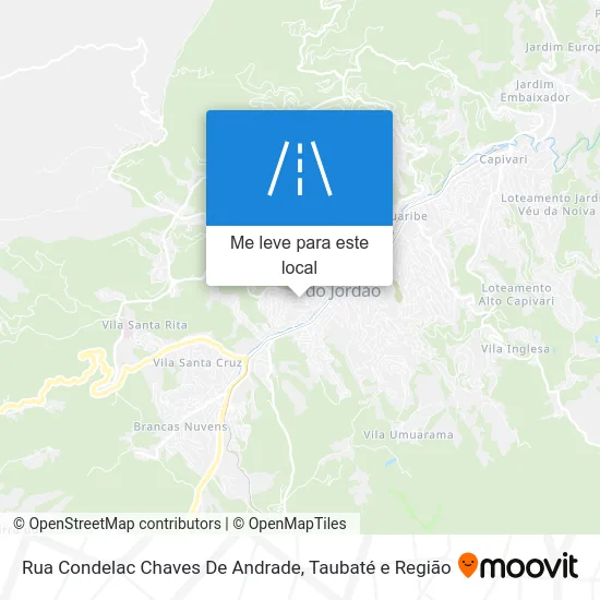 Rua Condelac Chaves De Andrade mapa