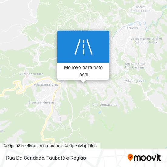 Rua Da Caridade mapa