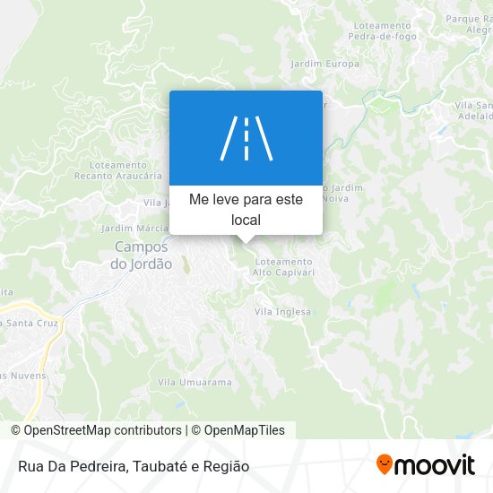 Rua Da Pedreira mapa