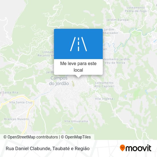 Rua Daniel Clabunde mapa