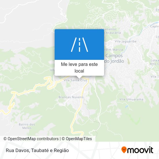 Rua Davos mapa