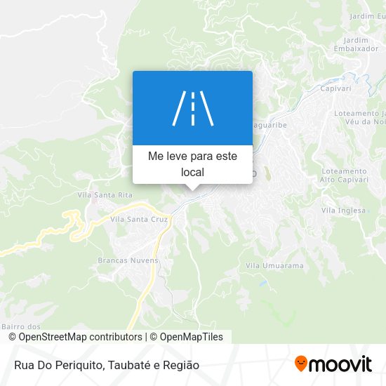 Rua Do Periquito mapa